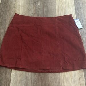 NWT Abound corduroy mini skirt